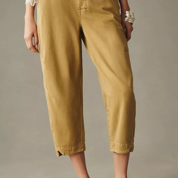 NWT Anthropologie Pilcro Cropped Vintage Chino Pant 32 - Picture 2 of 5